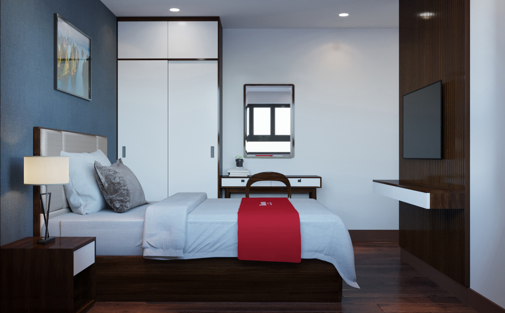 Căn 3 ngủ đặc biệt chỉ có tại RAMADA HẠ LONG BAY VIEW, tầm nhìn ôm trọn con rồng Hạ Long trên tầng 17.